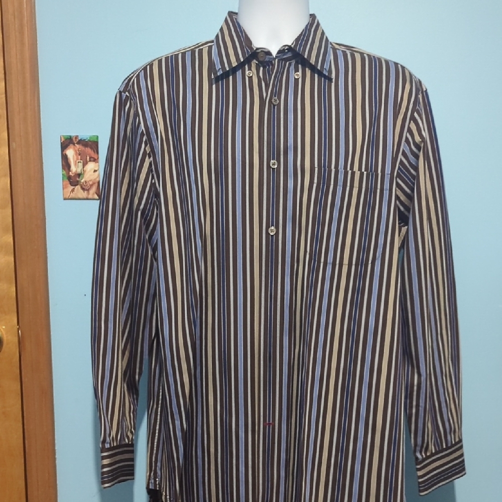 Daniel Cremieux Classic Striped Button-Down Shirt